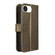 iPhone 16e / 17e Diamond Texture Leather Phone Case - Brown