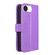 iPhone 16e / 17e Diamond Texture Leather Phone Case - Purple
