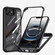 iPhone 16e / 17e Double-sided Plastic Glass Phone Protective Case - Black