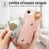 iPhone 16e / 17e Dream Wallet D Buckle Leather Back Cover Phone Case - Pink