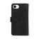 iPhone 16e / 17e Dual-color 9 Card Slots Zipper Wallet Leather Phone Case - Black