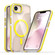 iPhone 16e / 17e Dual-Color Clear Acrylic Hybrid TPU MagSafe Phone Case - Yellow