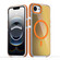 iPhone 16e / 17e Dual-Color Gradient Discolor MagSafe Phone Case - Orange