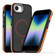 iPhone 16e / 17e Dual-Color Skin Feel MagSafe Phone Case - Black Orange