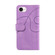 iPhone 16e / 17e Dual-color Splicing Flip Leather Phone Case - Purple