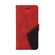 iPhone 16e / 17e Dual-color Splicing Flip Leather Phone Case - Red