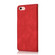 iPhone 16e / 17e Dual-color Stitching Leather Phone Case - Red Blue