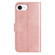 iPhone 16e / 17e Dual-Folded S-shape Leather Phone Case - Rose Gold