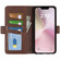 iPhone 16e / 17e Dual-side Magnetic Buckle Horizontal Flip Leather Phone Case - Brown