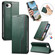 iPhone 16e / 17e Elastic Wristband Magnetic Suction Leather Phone Case - Green