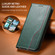 iPhone 16e / 17e Elastic Wristband Magnetic Suction Leather Phone Case - Green