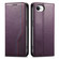 iPhone 16e / 17e Elastic Wristband Magnetic Suction Leather Phone Case - Purple