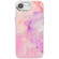 iPhone 16e / 17e Electroplated Marble Texture Phone Case - Pink Purple M4