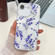 iPhone 16e / 17e Electroplating Flowers Plants Texture TPU Phone Case - Blue Flower FL13