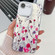iPhone 16e / 17e Electroplating Flowers Plants Texture TPU Phone Case - Carnation FL7