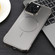 iPhone 16e / 17e Electroplating Frameless Frosted Anti-Glare PC MagSafe Phone Case - Titanium Gray