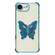 iPhone 16e / 17e Electrpolated 3D Butterfly Holder TPU Phone Case - Blue