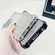 iPhone 16e / 17e Electrpolated Glitter Four-corner Shockproof Space TPU Phone Case - Gradient Silver