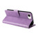 iPhone 16e / 17e Embossed Butterfly Flowers Leather Phone Case - Purple
