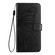 iPhone 16e / 17e Embossed Butterfly Leather Phone Case - Black