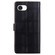iPhone 16e / 17e Embossed Checkered Leather Phone Case - Black