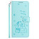 iPhone 16e / 17e Embossed Kitten Phone Leather Case with Lanyard - Mint Green