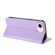 iPhone 16e / 17e Embossed Multi-functional Wallet Retro Leather Phone Case - Light Purple