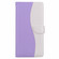 iPhone 16e / 17e Embossed Two-Color Leather Phone Case - Purple White