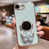 iPhone 16e / 17e Embrace Stars Electroplating Astronaut Holder Phone Case - Green