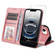 iPhone 16e / 17e ENKAY Card Wallet Calf Texture Leather Phone Case with Screen Film - Pink