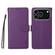 iPhone 16e / 17e ENKAY RFID Blocking Wallet Kickstand Litchi Texture Leather Phone Case - Purple