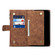 iPhone 16e / 17e ESEBLE Retro Frosted RFID Flip Leather Phone Case - Brown