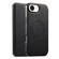 iPhone 16e / 17e ESEBLE Ultra-thin Card Slot Magnetic Vegan Leather Phone Case - Black