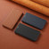 iPhone 16e / 17e ESEBLE Ultra-thin Card Slot Magnetic Vegan Leather Phone Case - Brown