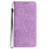 iPhone 16e / 17e Ethnic Embossed Adsorption Leather Phone Case - Purple