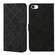iPhone 16e / 17e Ethnic Style Embossed Pattern Leather Phone Case - Black