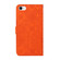 iPhone 16e / 17e Ethnic Style Embossed Pattern Leather Phone Case - Orange