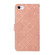 iPhone 16e / 17e Ethnic Style Embossed Pattern Leather Phone Case - Pink
