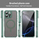 iPhone 16e / 17e Fan Dun Series TPU Hybrid PC Frosted Magsafe Phone Case - Green