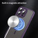 iPhone 16e / 17e Fan Dun Series TPU Hybrid PC Frosted Magsafe Phone Case - Purple