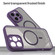 iPhone 16e / 17e Fan Dun Series TPU Hybrid PC Frosted Magsafe Phone Case - Purple