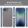 iPhone 16e / 17e Fan Dun Series TPU Hybrid PC Frosted Phone Case - Blue