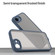 iPhone 16e / 17e Fan Dun Series TPU Hybrid PC Frosted Phone Case - Blue