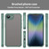 iPhone 16e / 17e Fan Dun Series TPU Hybrid PC Frosted Phone Case - Green