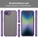 iPhone 16e / 17e Fan Dun Series TPU Hybrid PC Frosted Phone Case - Purple
