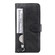 iPhone 16e / 17e Fashion Calf Texture Zipper Leather Phone Case - Black