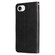 iPhone 16e / 17e Fashion Calf Texture Zipper Leather Phone Case - Black