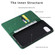 iPhone 16e / 17e Fierre Shann Crocodile Texture Magnetic Genuine Leather Phone Case - Green