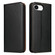 iPhone 16e / 17e Fierre Shann PU Genuine Leather Texture Phone Case - Black