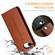 iPhone 16e / 17e Fierre Shann PU Genuine Leather Texture Phone Case - Brown